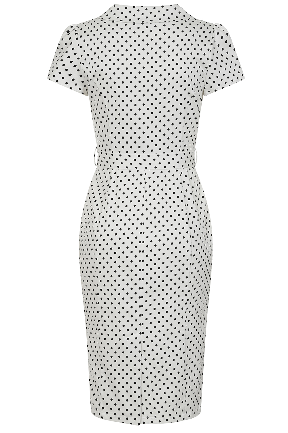 Elise Polka Dot Wiggle Dress